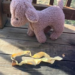 little lamb, comes with bell necklace. 