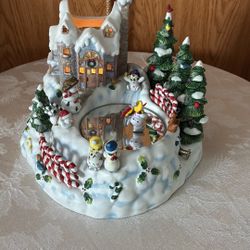 PartyLite Ice Skating Music Box