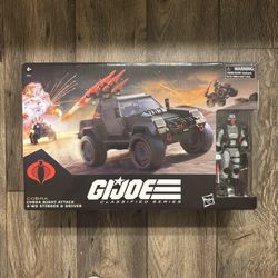 GI Joe Classified Series COBRA NIGHT ATTACK 4-WD STINGER & DRIVER NEW