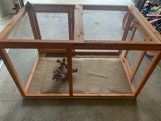 Custom outdoor reptile enclosure