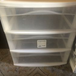 2 Plastic Drawers