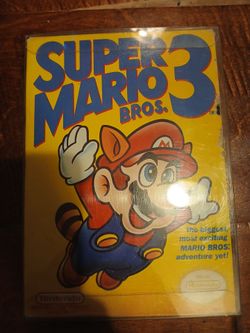 Super Mario Bros 3 NES w/poster