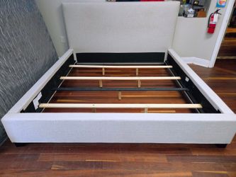 King Size Upholstered Bed