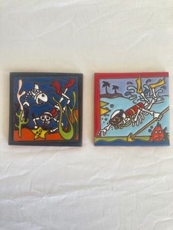 Tile coasters
