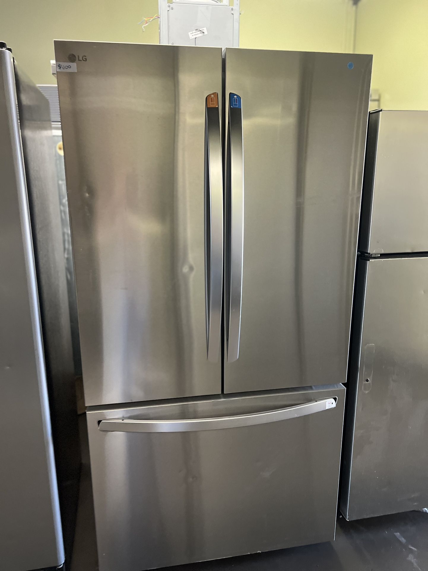 New Open Box Lg French Style Stainless Steel Refrigerator