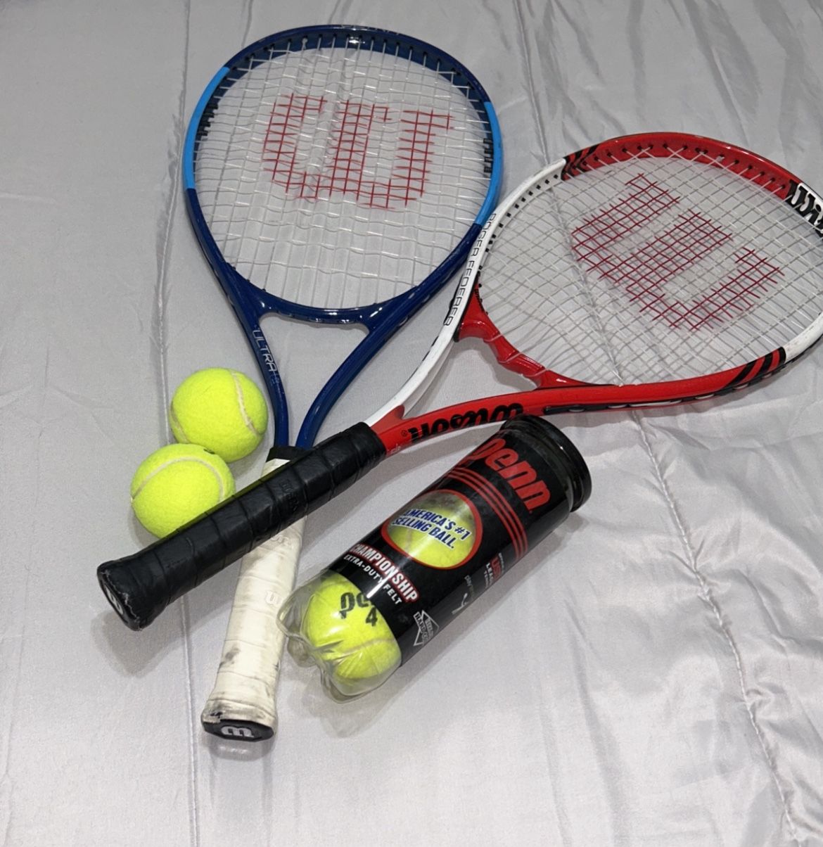 Tennis Rackets and Balls