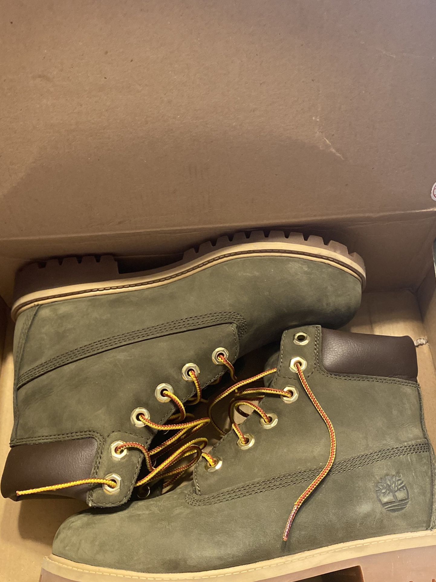 Olive Green Timberlands