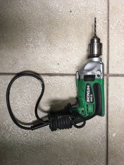 120 V Drill Hitachi D13VF 1/2-Inch 9-Amp Drill, EVS Reversible