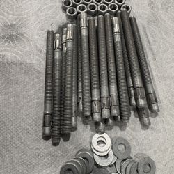 20pk Wedge Anchor: 5 in Overall Lg, 3/8 in Dia, 3/8"-16 Thread Size, 4 in Thread Lg, concrete anchors  More than one available!   A10