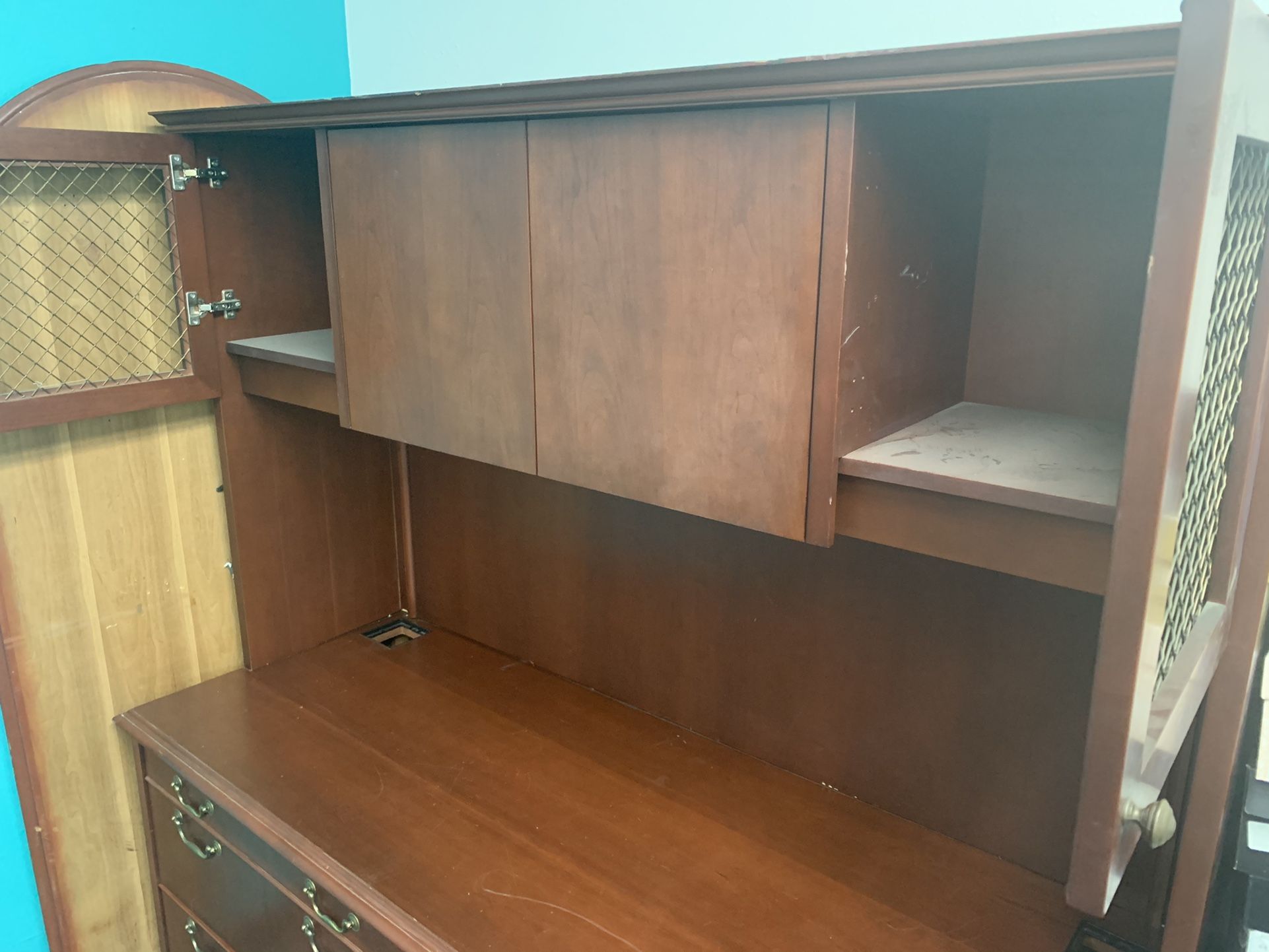 Antique Wood Cabinet