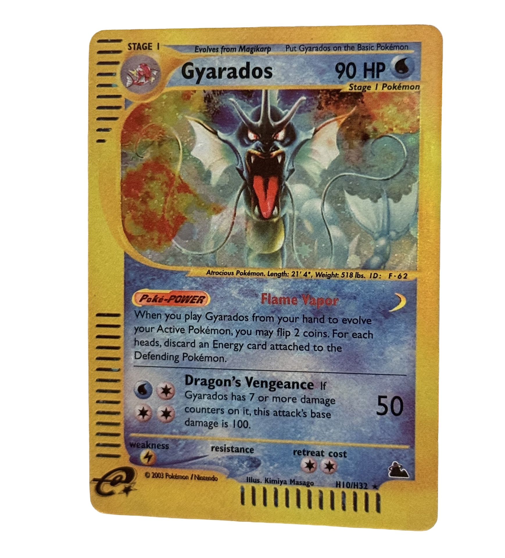 Pokémon Gyarados Holo #H10 pokemon card proxy