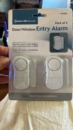 bunker Hill security door window entry alarm