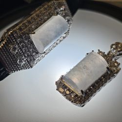 Natural Burmese Jadeite Jewelry Set