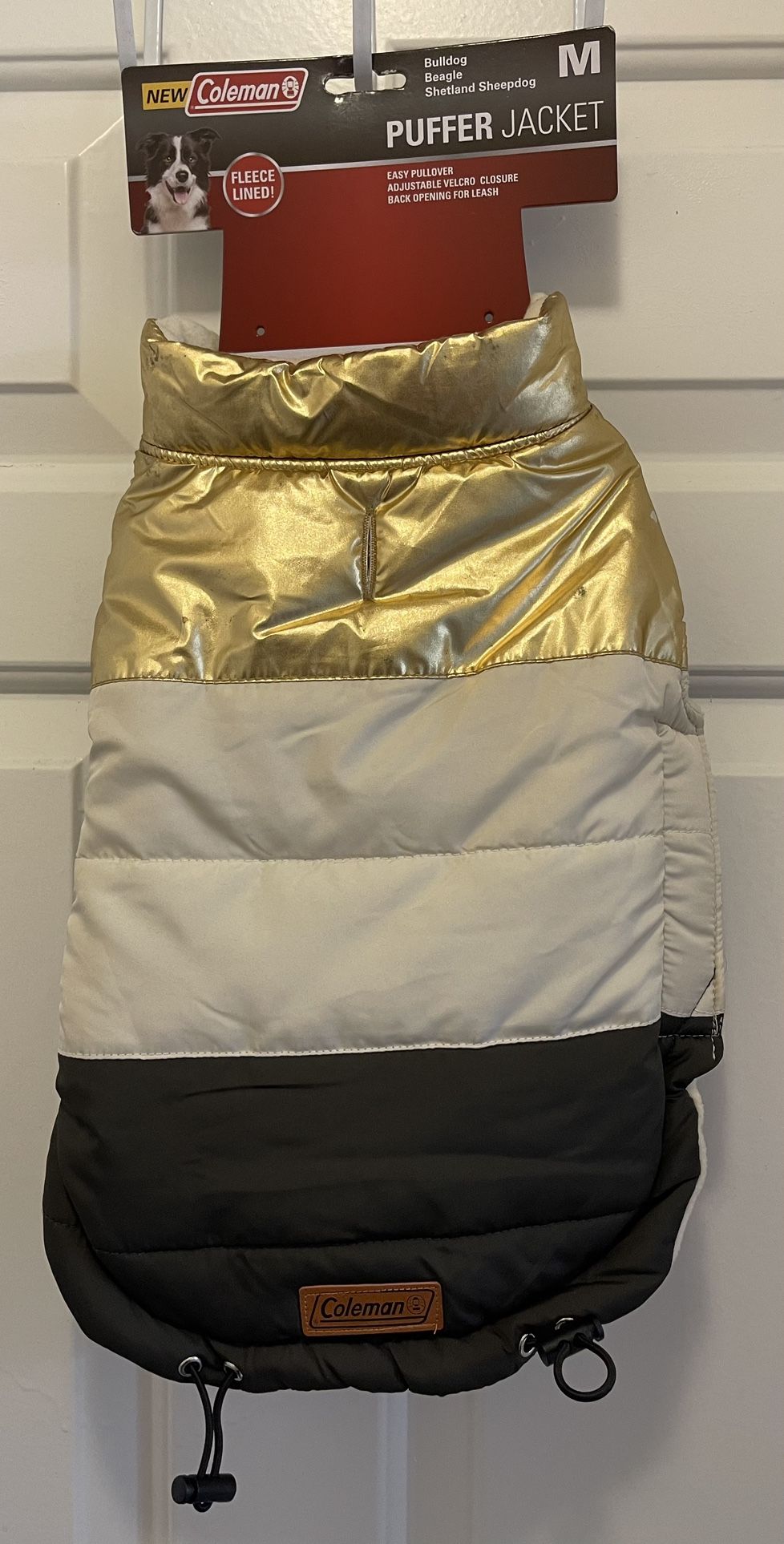 Coleman Puffer Jacket for Dogs - Size Medium - NEW!