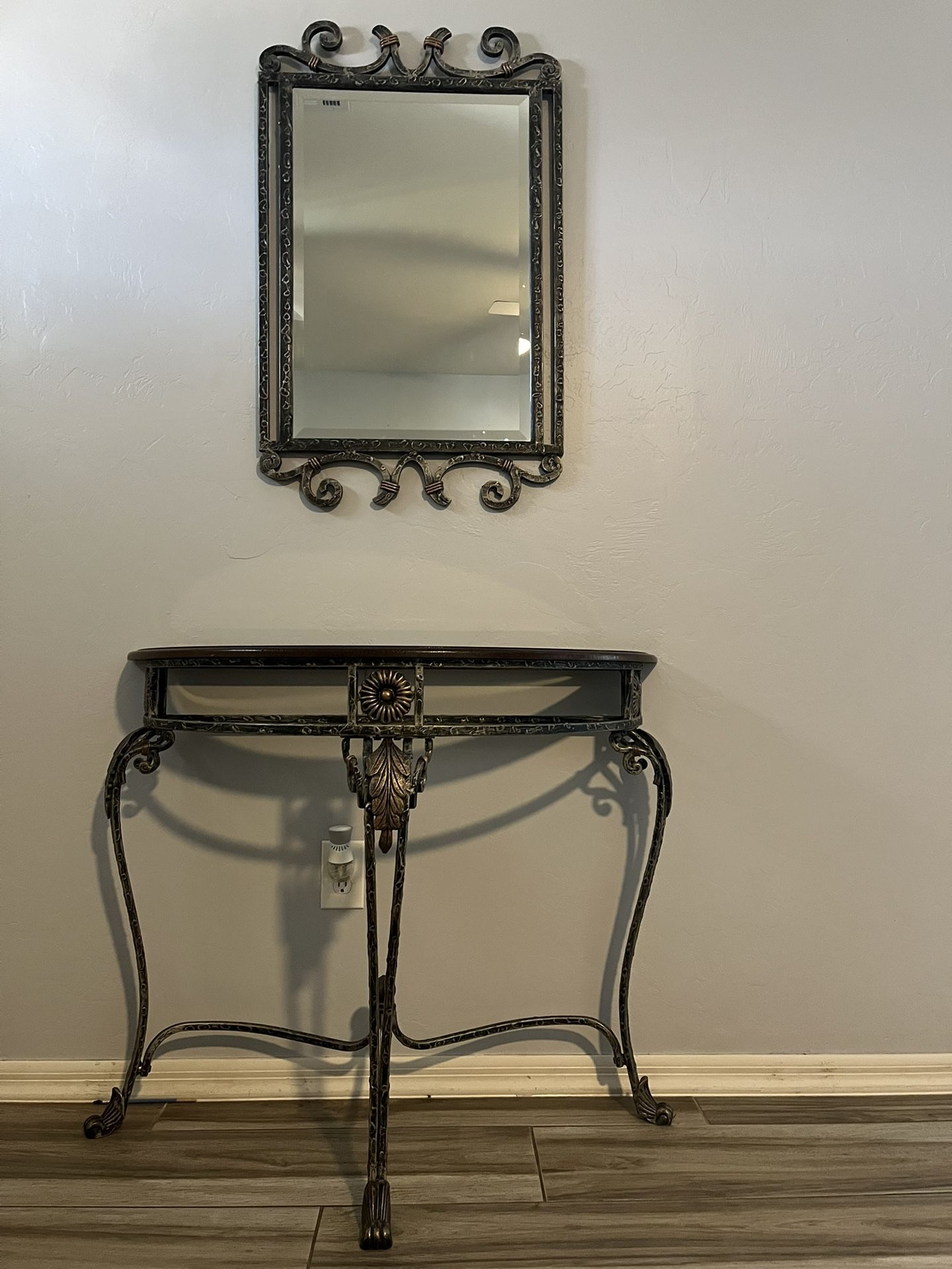 Entryway Table And Mirror