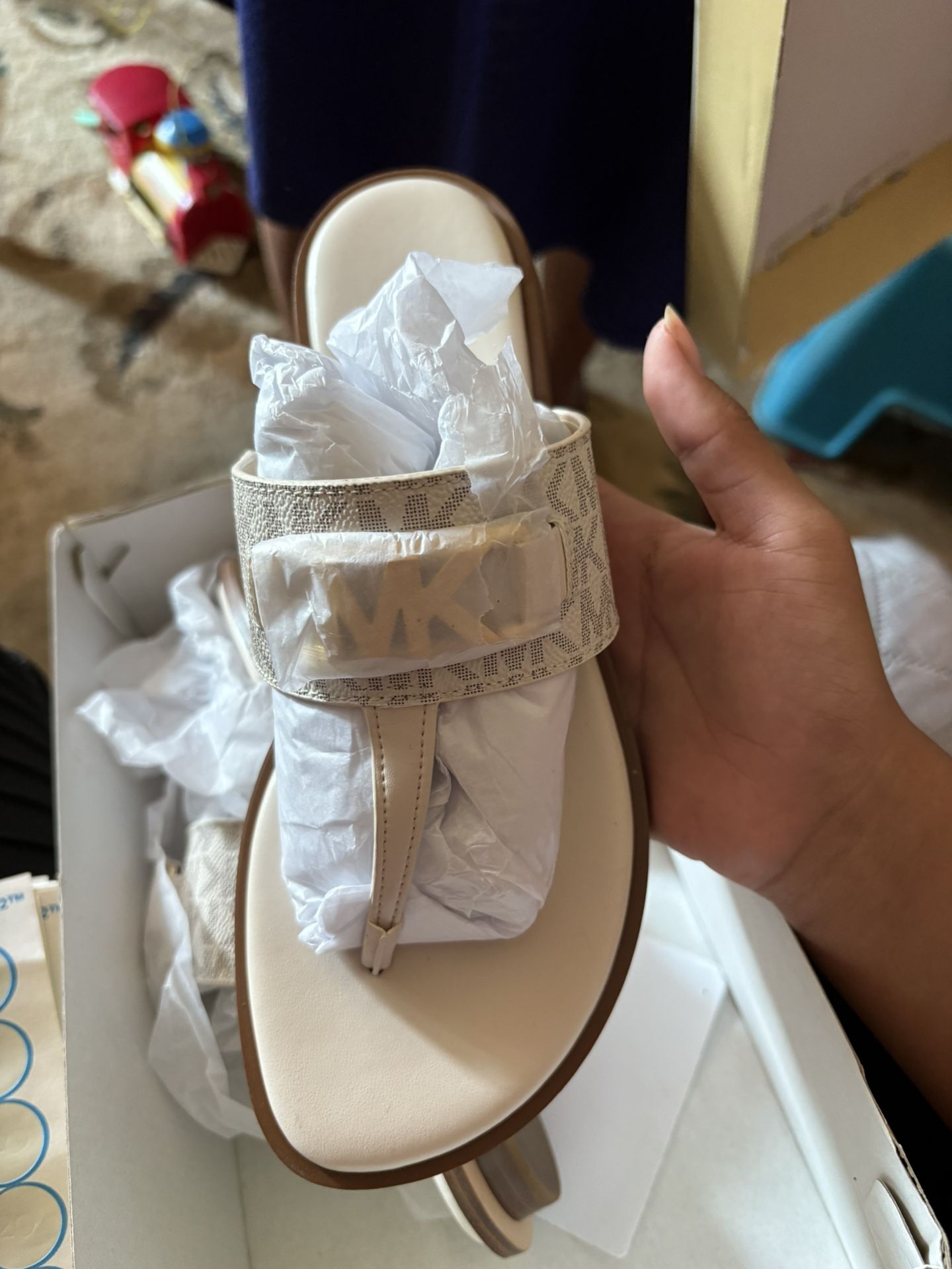 Michael Kors Sandals 6.5 White