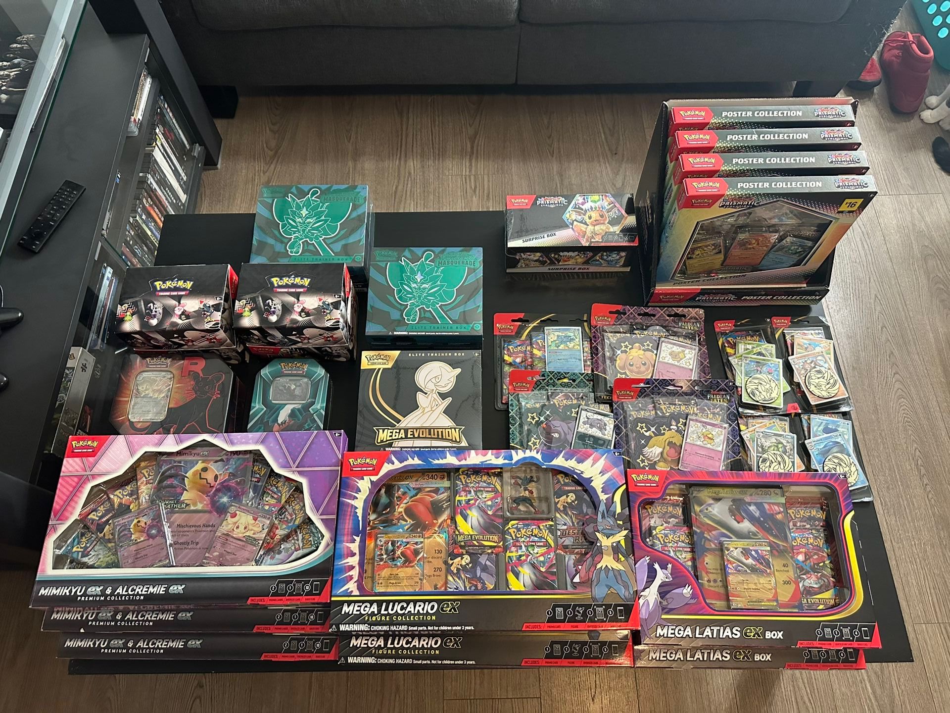 Pokemon Lot Tins Mega