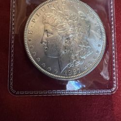 1887 Silver Morgan Dollar 