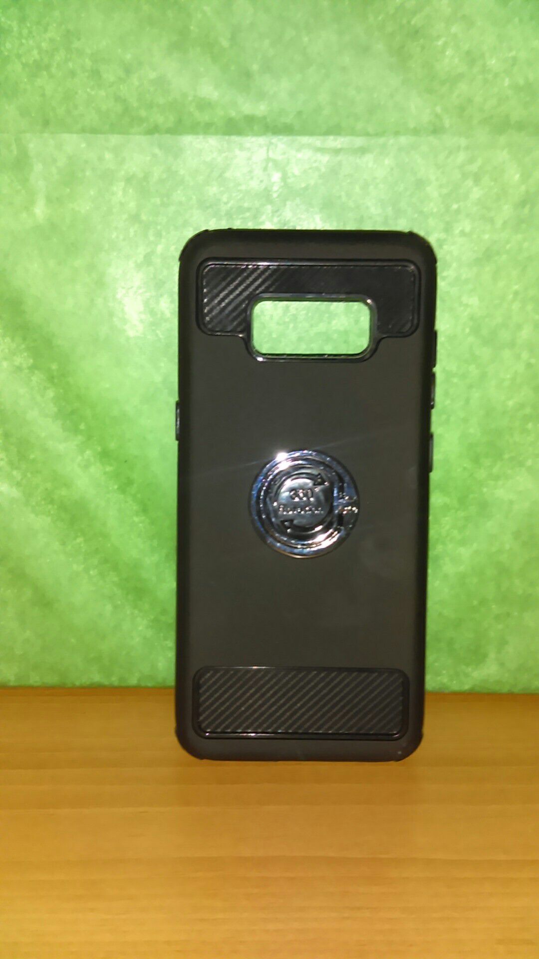 Black Phone Case With Holder