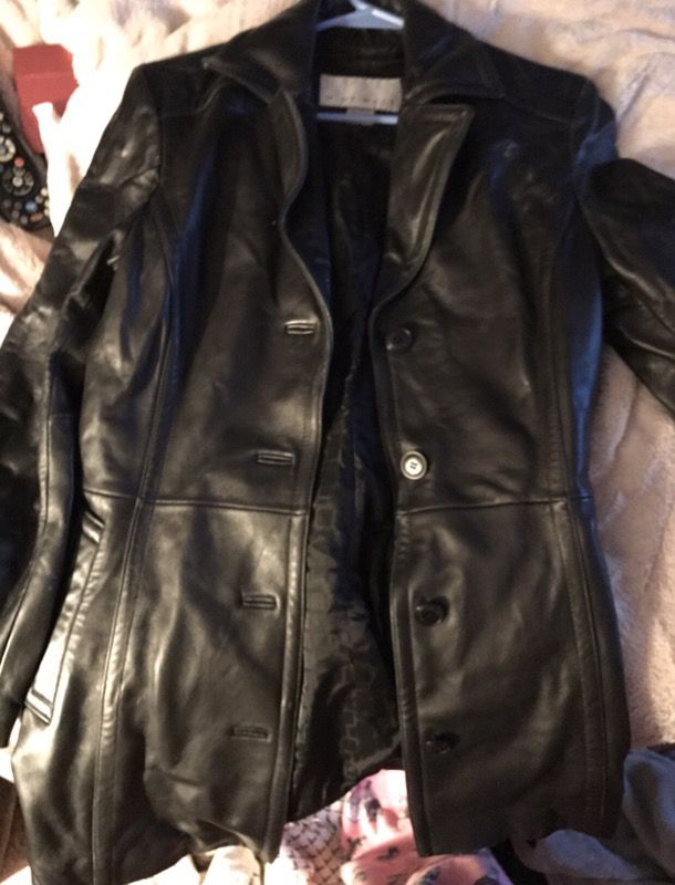 Nine West leather jacket