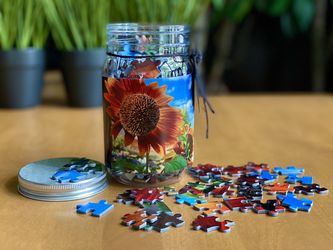 Puzzle 🧩 Jar - Sunflowers in Grand Marais