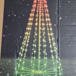 COLOR LED CONE TREE 12ft