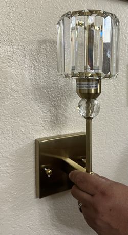 Crystal Wall Sconce *** Brand New
