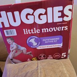 HUGGIES LITTLE MOVERS 50 Diapers