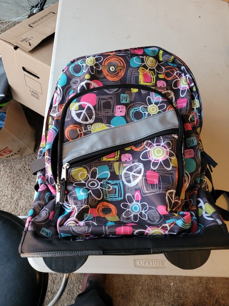 Large Rolling Backpack By LL Bean For Sale!!