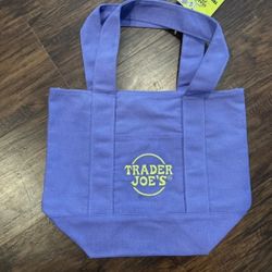 NWT Trader Joes Halloween Purple mini tote