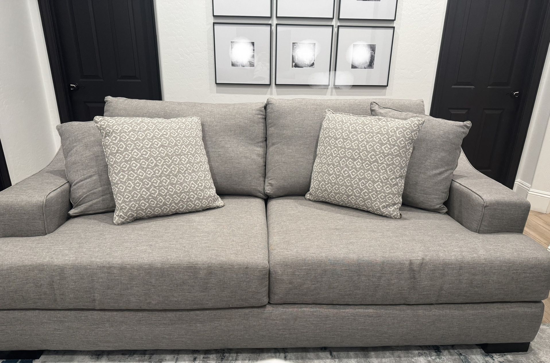Living Spaces Sofa - Gray