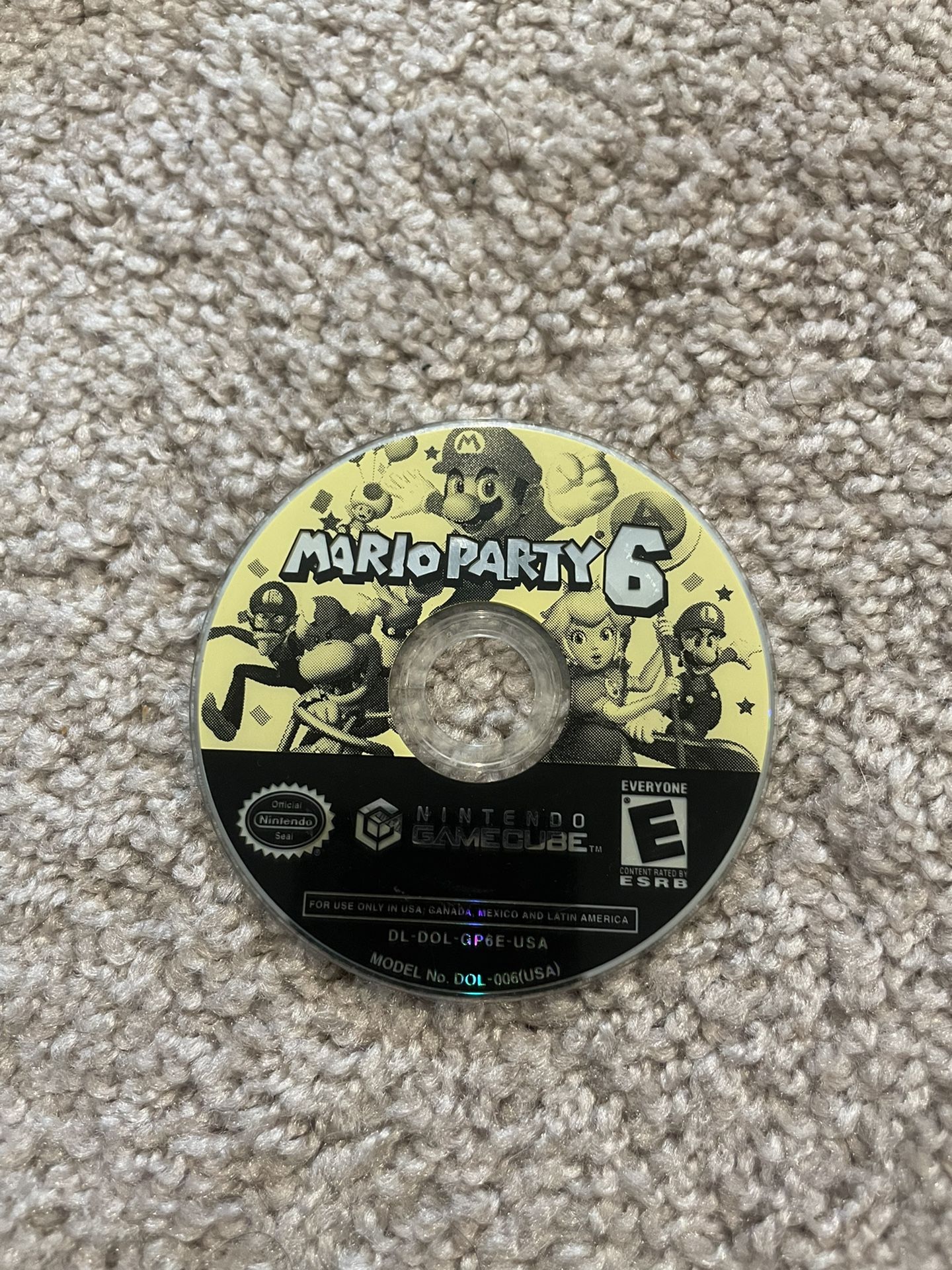 Mario Party 6 (Nintendo GameCube, 2004) - Disc Only