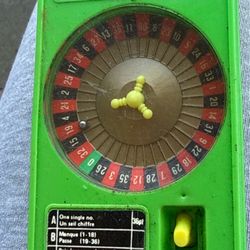 Vintage Roulette Handheld Game | Epoch 1976 | Travel Size Casino Toy | Works