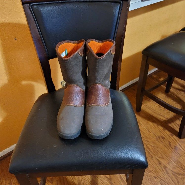 Pro Works Boots Steel Toes Size 91/2 For Sale