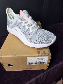 Aleader Women's Sneakers Size 7 White/Gray