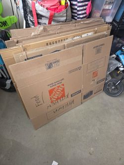 Large Moving Cardboard Boxes Lot