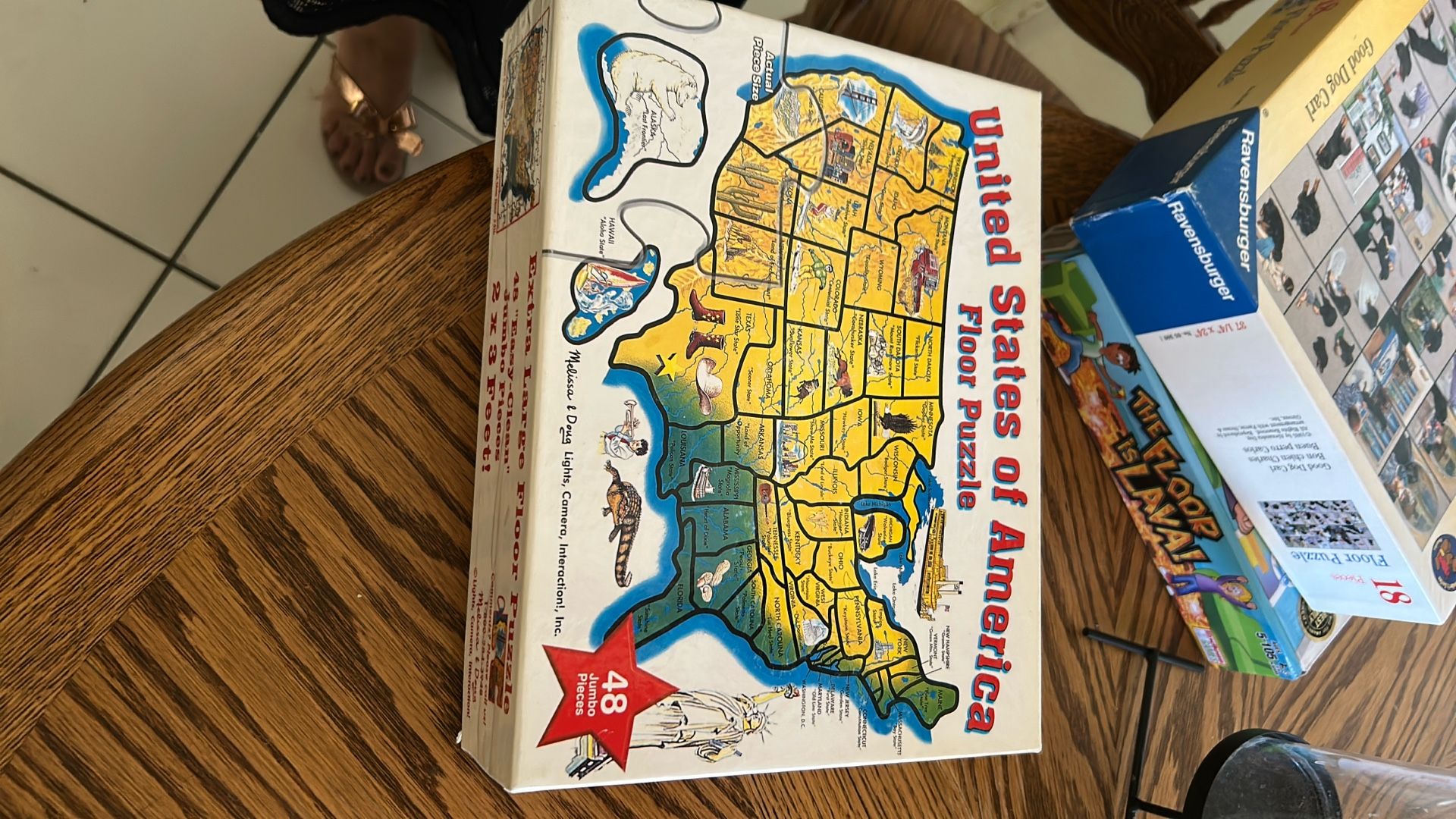 United Stated Of America Floor Puzzle 