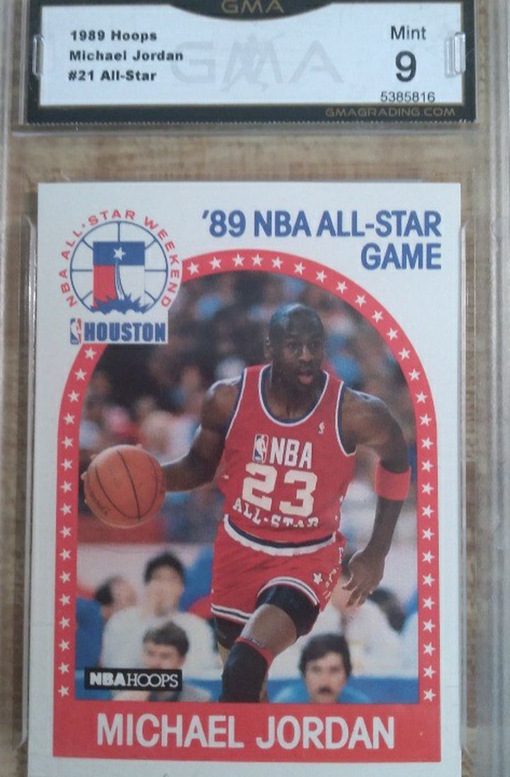 Michael Jordan 🐐🏀🤯🚨⛽💥🧊💎🔥 1989 Hoops All Star Card