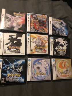 Pokemon ds bundle (9 games)