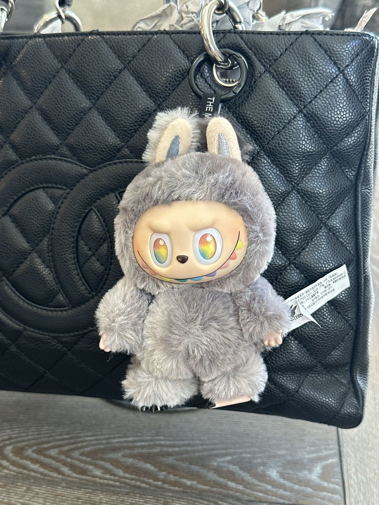 Gray rare labubu Doll