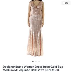 Medium Rose Gold Dress 50.00