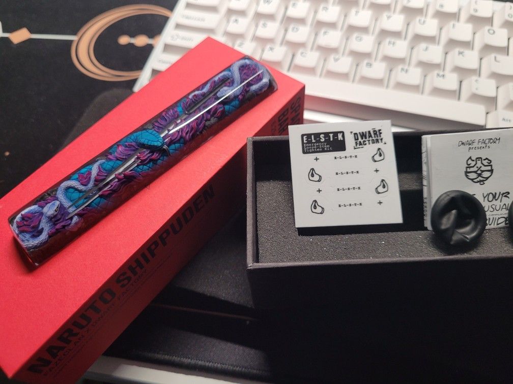 Sasuke Shippunden Spacebar DF x Faze Can Artisan Keycap