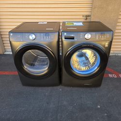 GE Front Load Washer And Gas Dryer 