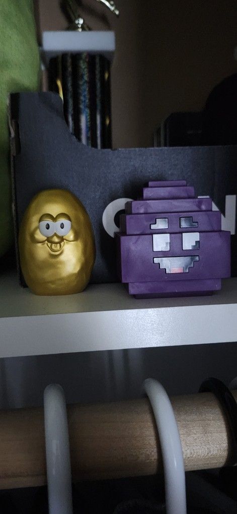 McDonald's Collectable Toys - Golden Nugget and Grimace Egg