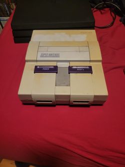 Snes Console (Alright Condition)