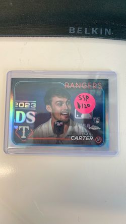 SSP Evan Carter image variation rookie card