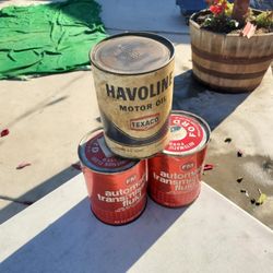 Vintage Oil/transmission Cans