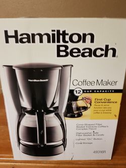 COFFEE MAKER HAMILTON BEACH.