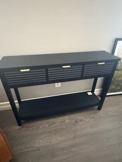 Black Console Table