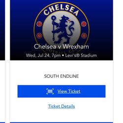 WREXHAM V. CHEALSEA @ LEVI’S STADIUM JULY 24th @ 7PM